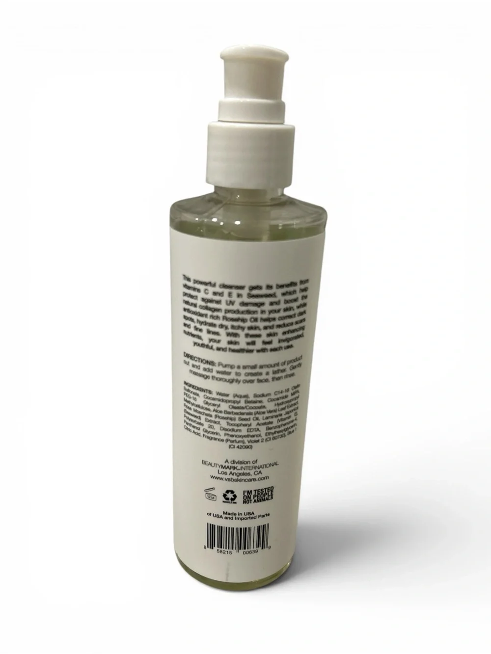 Vitamins and Sea Beauty Seaweed Rosehip Oil Gel Facial Cleanser - New